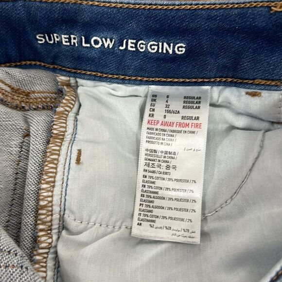 ❤️Last Chance American Eagle Outfitters 360 Super Stretch Jegging Size 0 - Picture 5 of 9